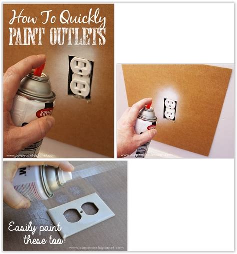 painting metal electrical boxes|painting electrical outlets and switches.